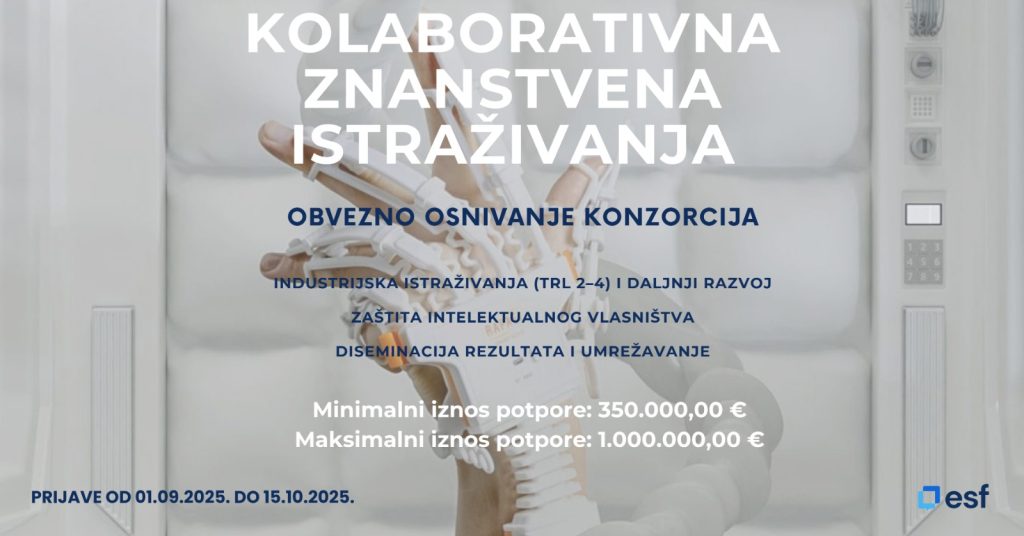 OVa slika prikazuje sve glavne informacije na jednoim mjestu vezana uz kolaborativna znanstvena istraživanja