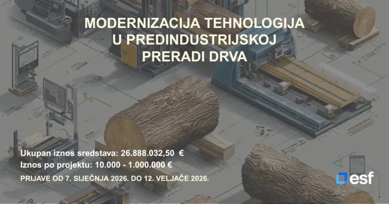 ova slika prikazuje drva koja su simbol za natječaj Modernizacija tehnologija u predindustrijskoj preradi drva